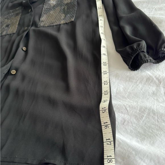 Frank Lyman Sample Sale Black Tunic - Picture 4 of 7
